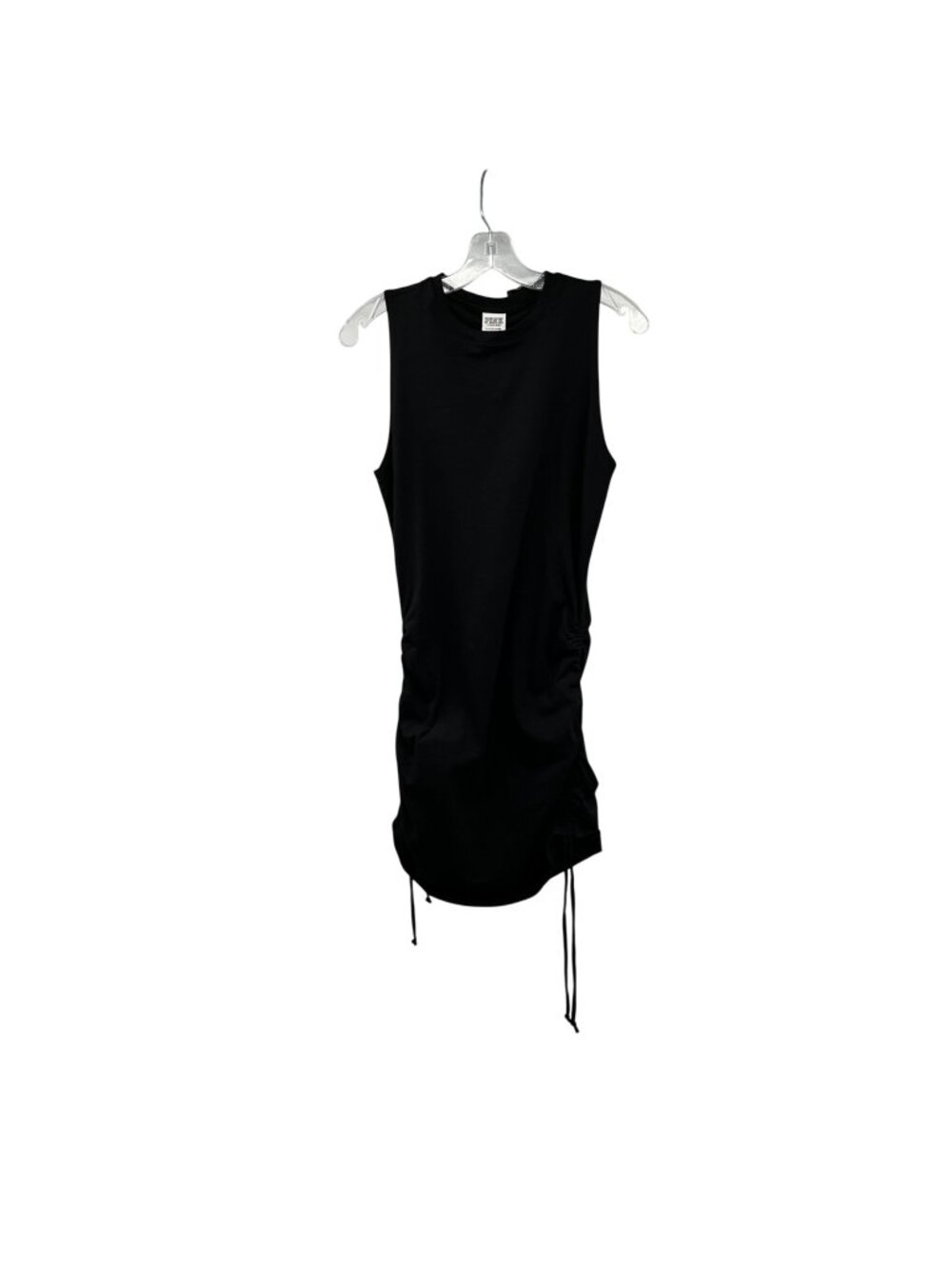 PINK Victoria's Secret Tank Dress Gathered Tie Sides Black Size Small New